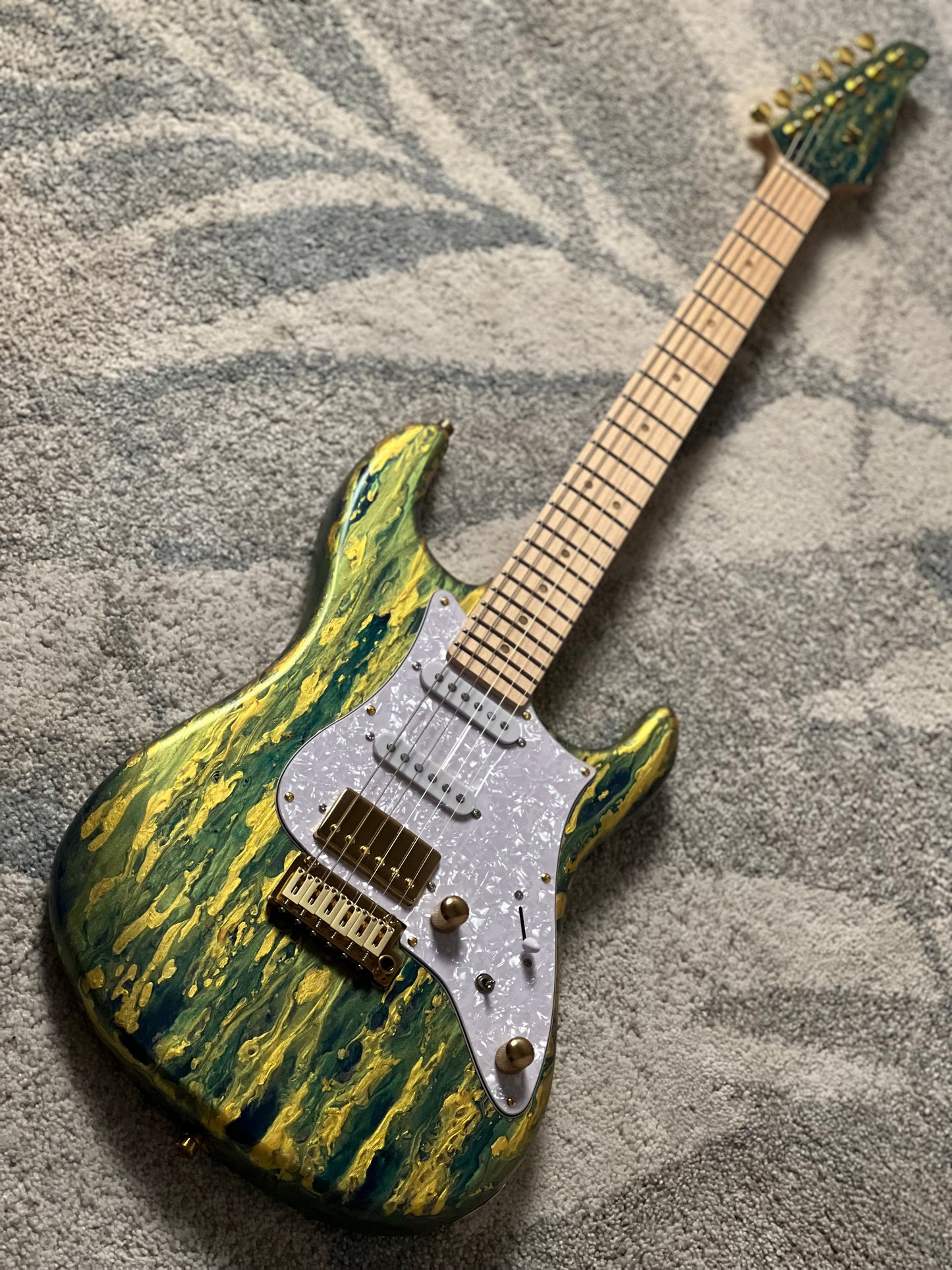 SLX X Dhatarattha Custom DST in Malibu Shmear with Maple FB