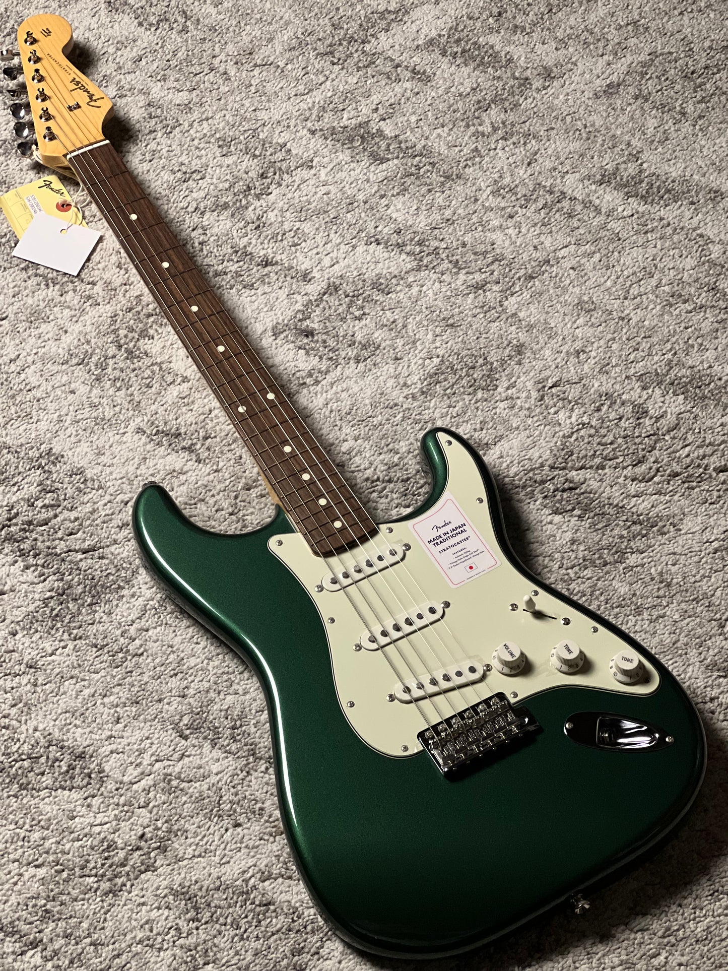 Fender Japan Traditional II 60s Stratocaster with RW FB in Aged Sherwood Green Metallic JD23002593