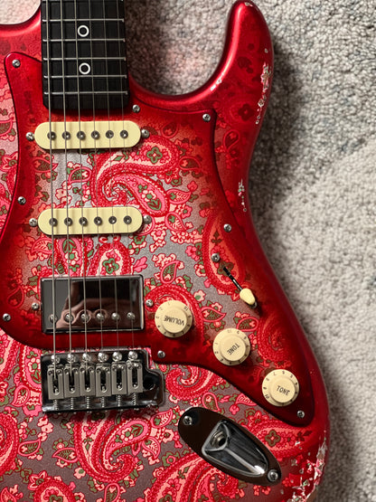 Dhatarattha Performance DST HSS in Pink Paisley Relic with Rosewood FB