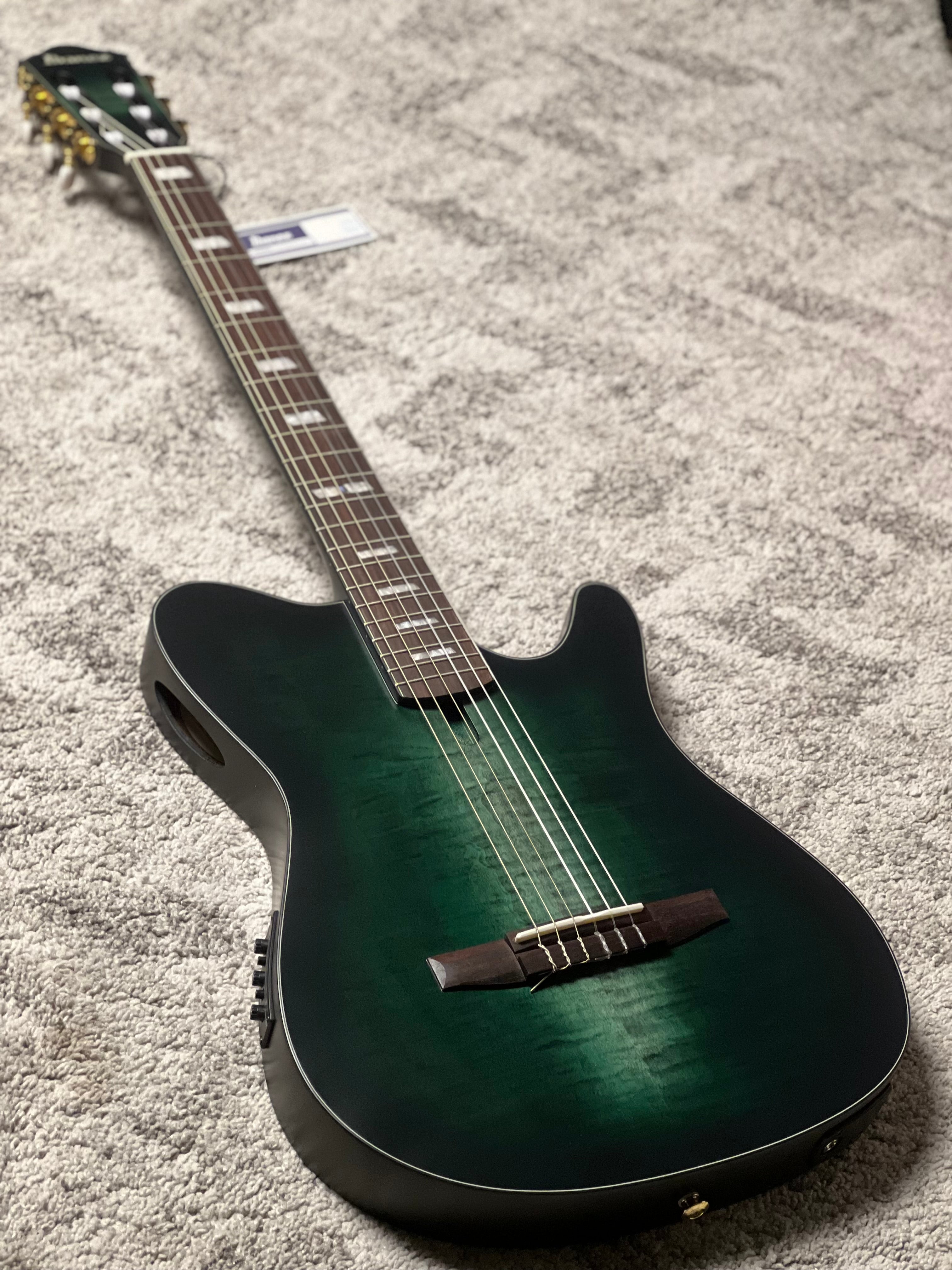 Ibanez FRH20FMN-DGL Acoustic Electric in Deep Emerald Green Low