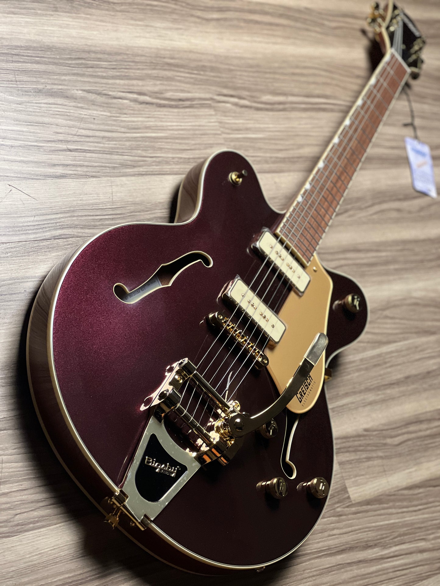 Gretsch Electromatic Pristine LTD Center Block Double-Cut Guitar w/Bigsby In Dark Cherry Metallic