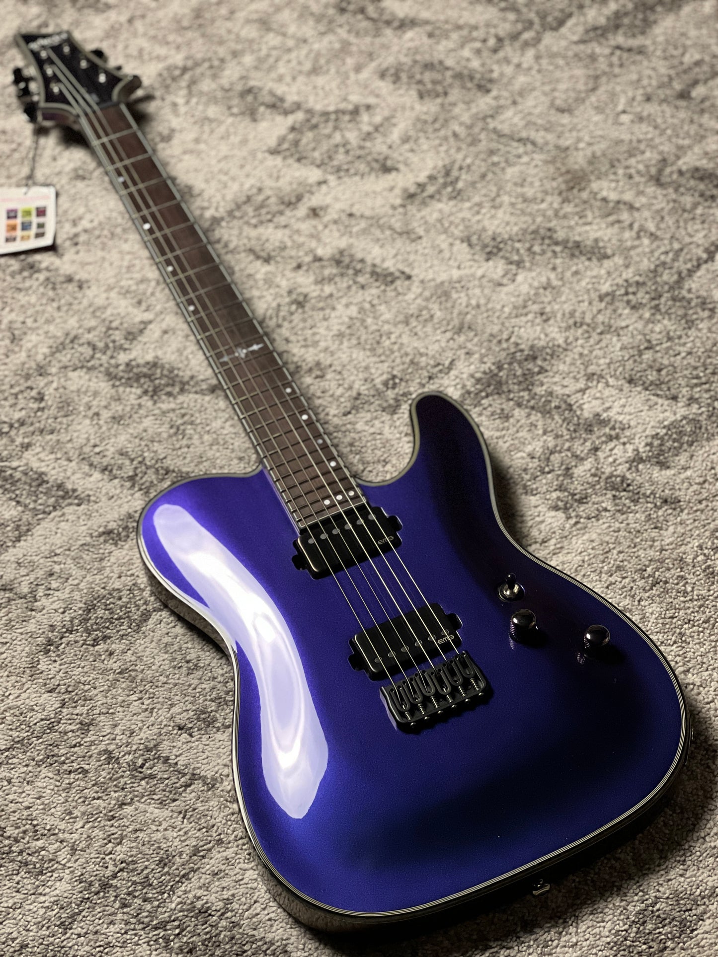 Schecter Hellraiser Hybrid PT Electric Guitar in Ultraviolet W23030441