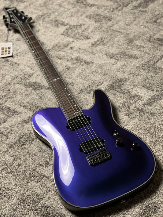 Schecter Hellraiser Hybrid PT Electric Guitar in Ultraviolet W23030441