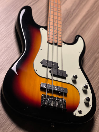 SQOE SPJ600 Roasted Maple Series in 3-Tone Sunburst