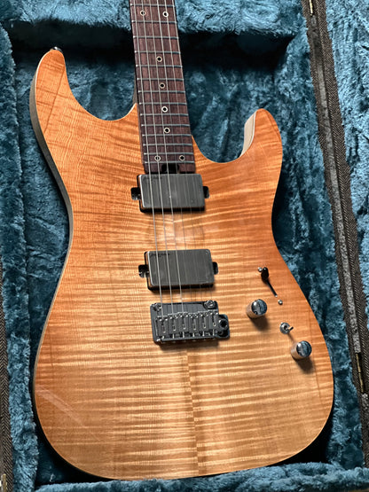 Soloking MS-1 Custom 24 HH FMT Elite in Fire Wakesurf Satin with Hardshell Case