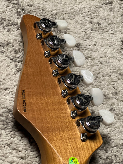 Dhatarattha Custom DST HH Flame in Magenta Surf with Rosewood FB