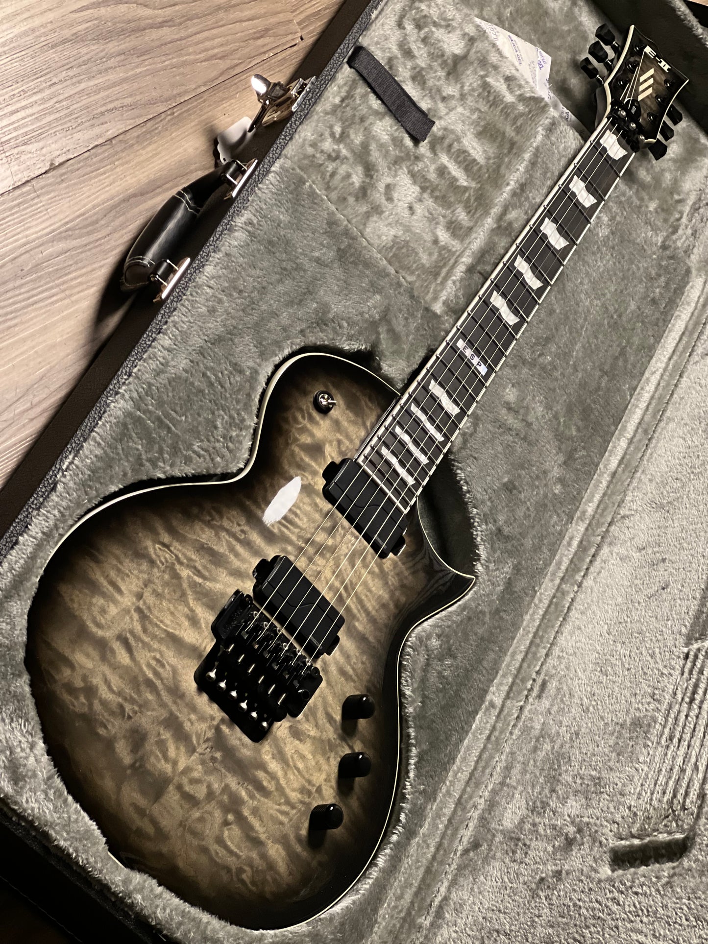 ESP E-II ECLIPSE-QM/FR/FL/Charcoal Burst ES9790233