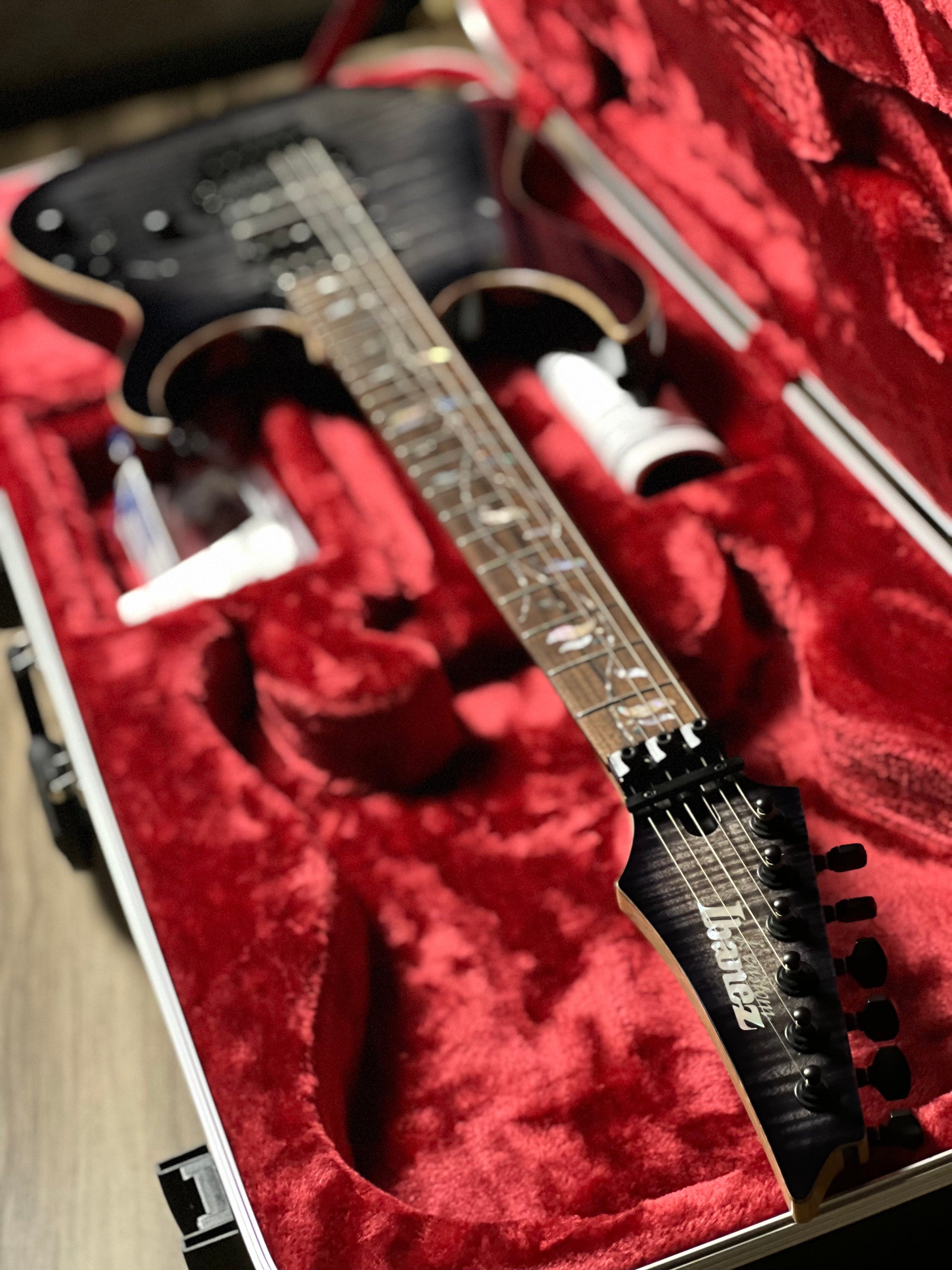 Ibanez J Custom RG8870 w/Case In Black Rutile P2406747