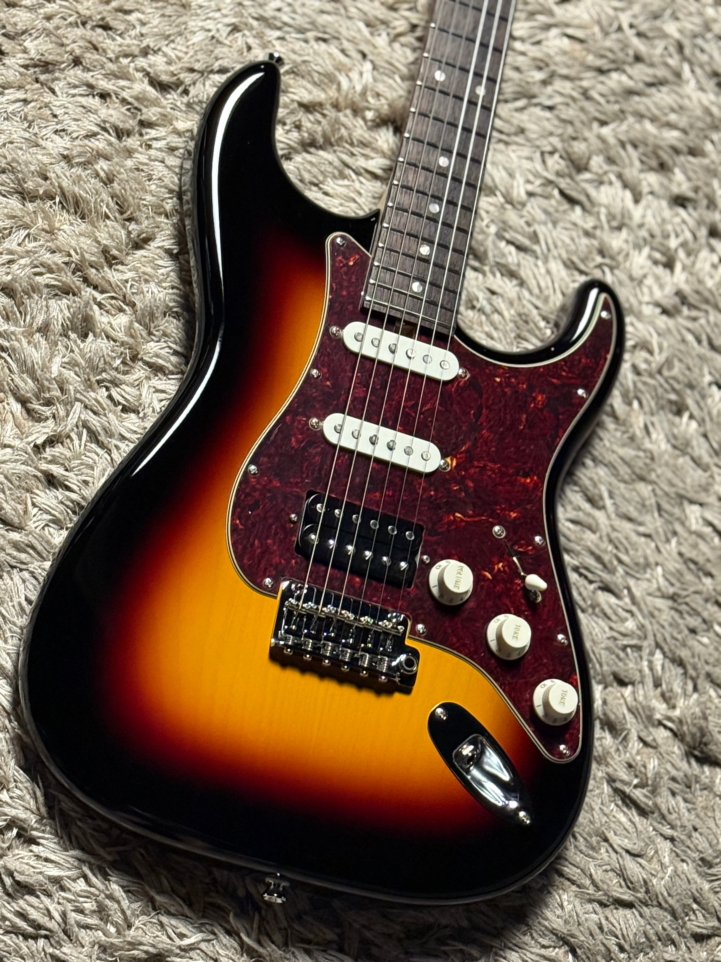 Saito S-622CS SSH Heritage with Rosewood in 3-Tone Sunburst with