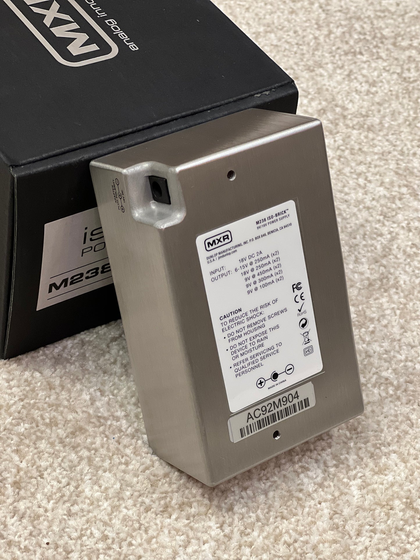 MXR M238 Iso-Brick Power Supply