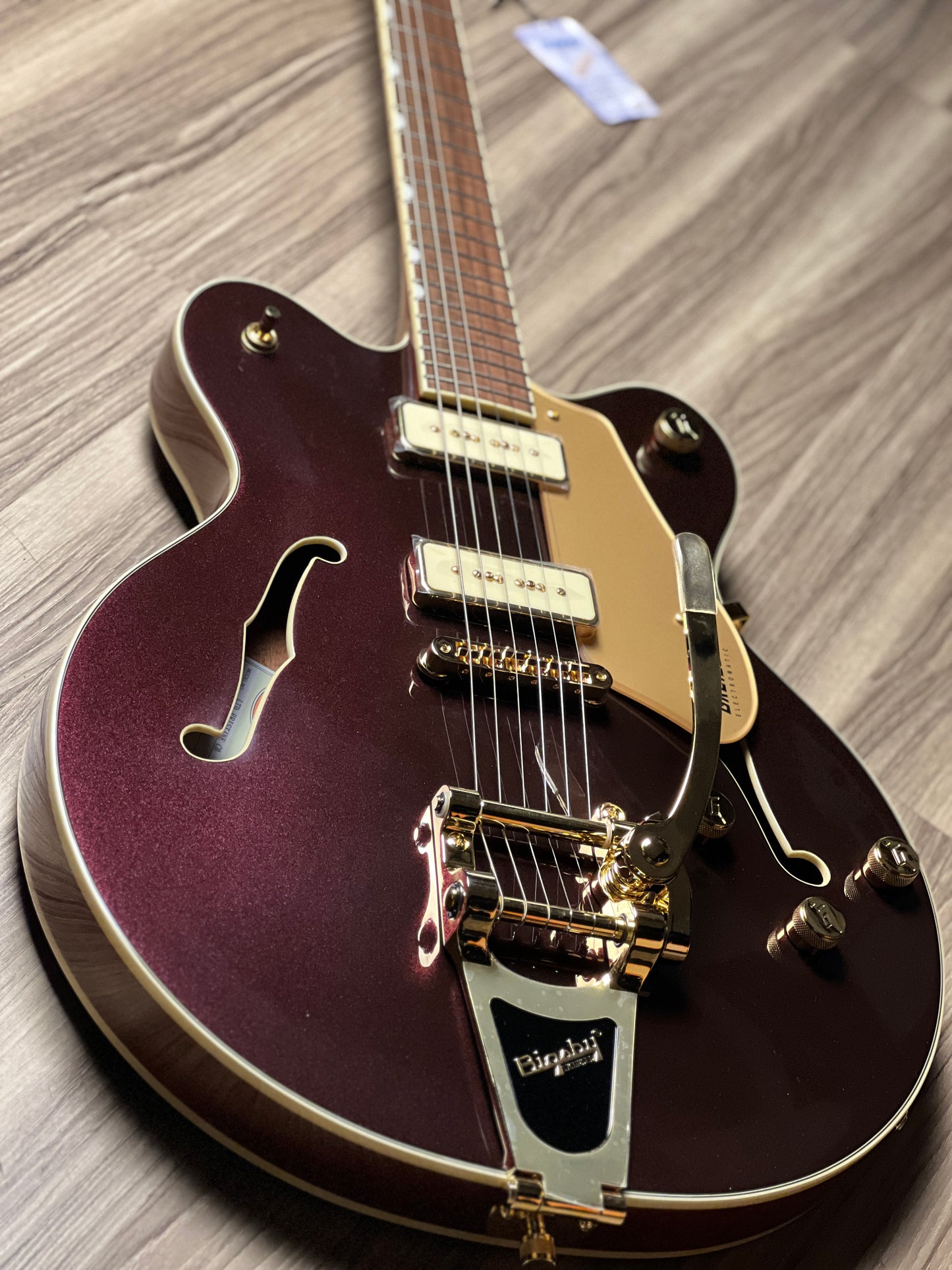 Gretsch Electromatic Pristine LTD Center Block Double-Cut Guitar w/Bigsby In Dark Cherry Metallic