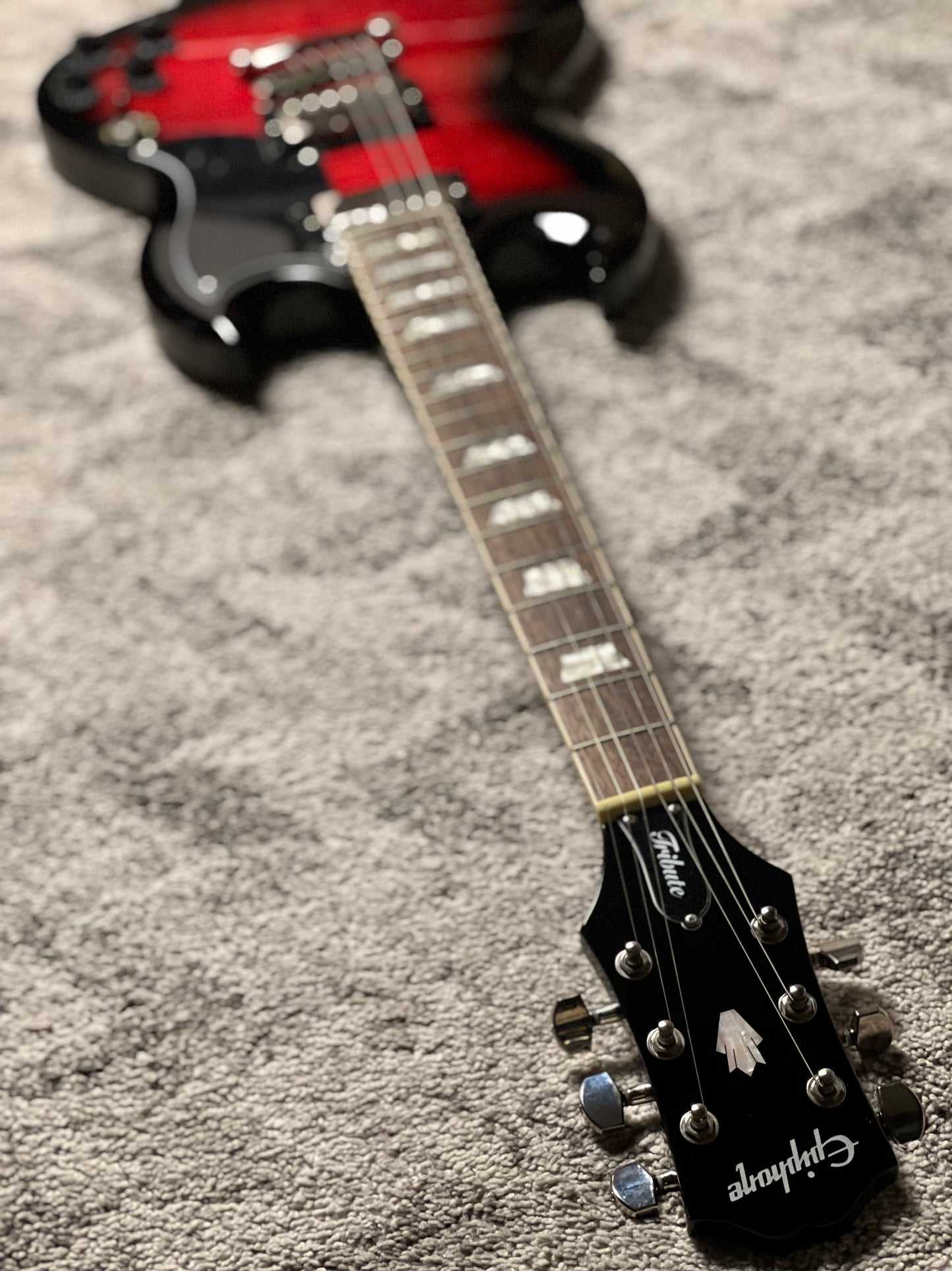 Epiphone SG Tribute Plus in Cherry Burst