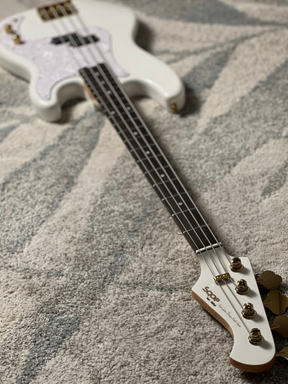 SQOE SPB609 4-STRING PB-STYLE in White
