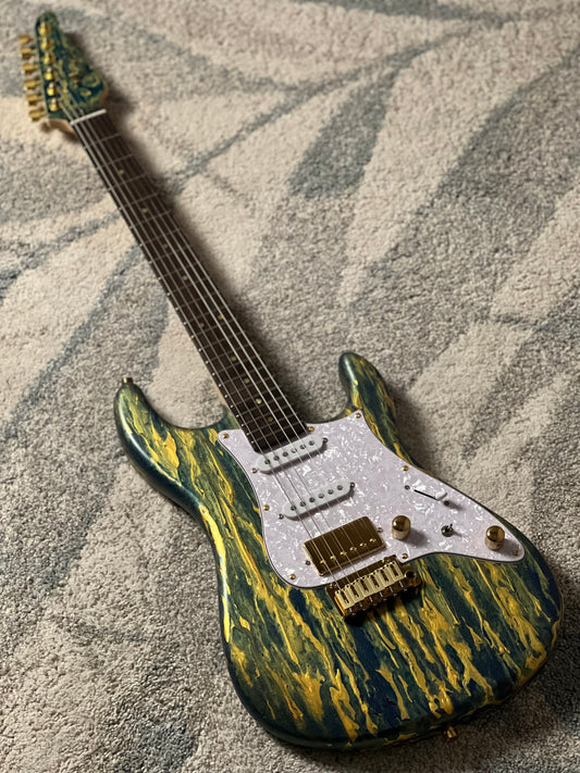 SLX X Dhatarattha Custom DST in Malibu Shmear with Rosewood FB