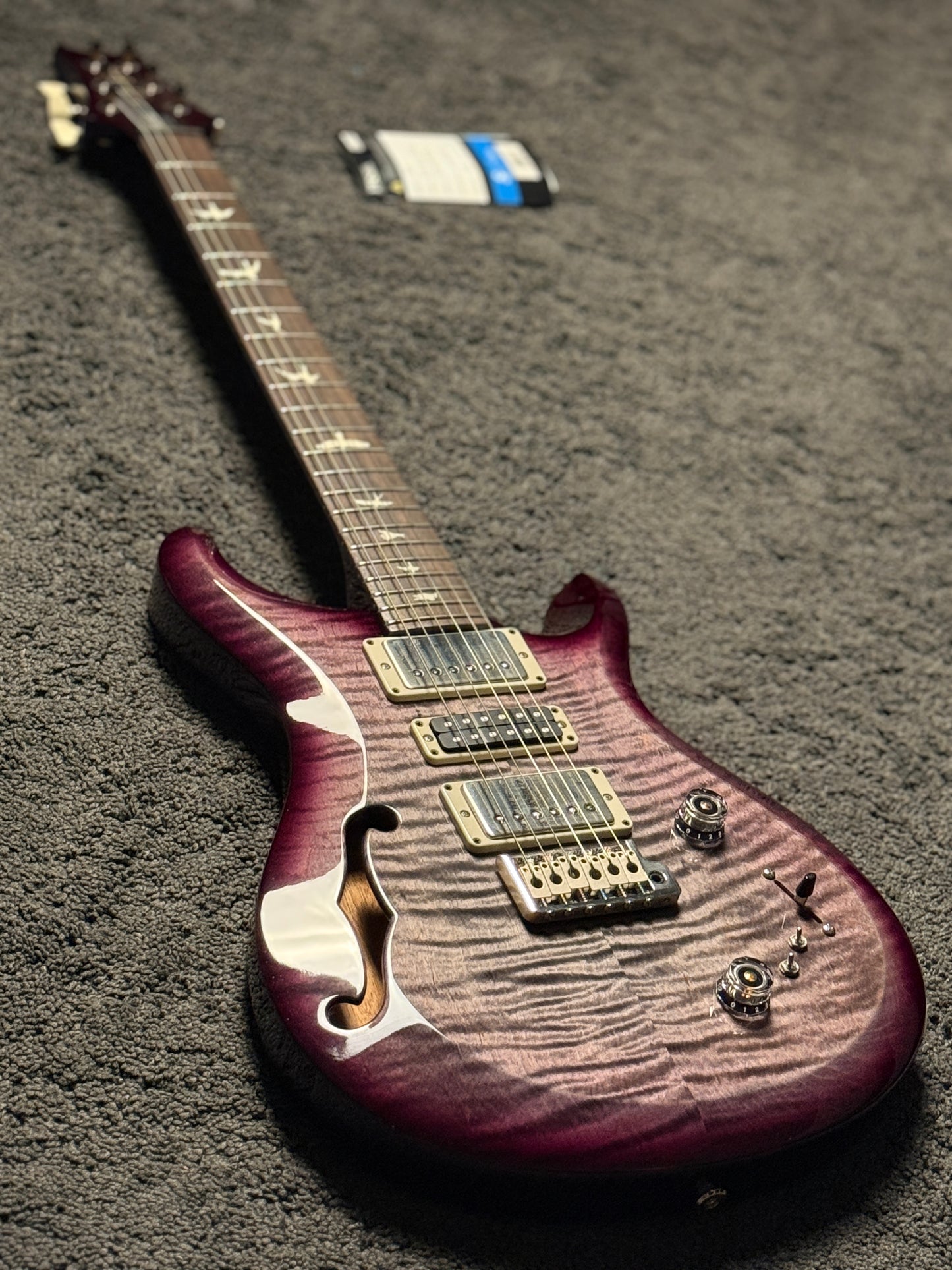 PRS S2 Special Semi-Hollow in Faded Gray Black Purple Burst S2081435