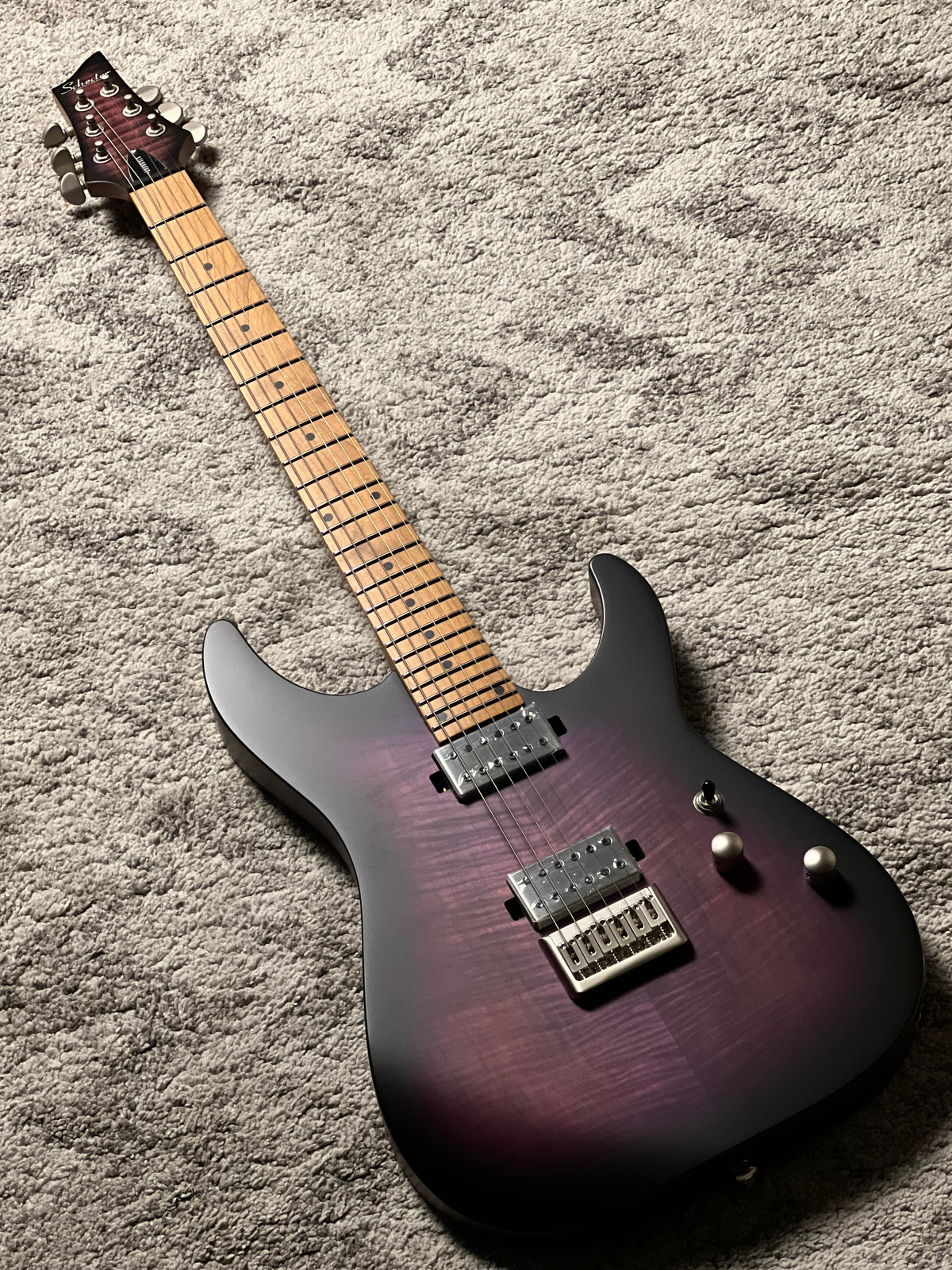 Schecter C-1 Standard Plus in Trans Purple Burst