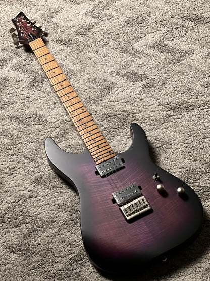 Schecter C-1 Standard Plus in Trans Purple Burst