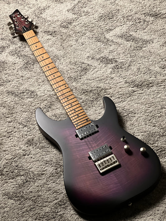Schecter C-1 Standard Plus in Trans Purple Burst