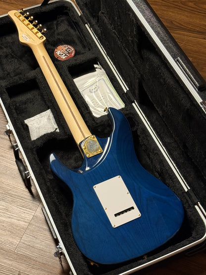 Fujigen FGN Guitars Expert EOS Odyssey in Navy Blue with Hardshell Case F230173