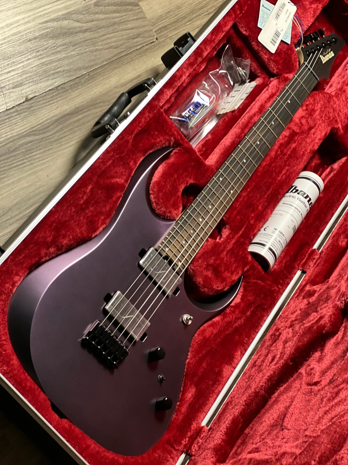 Ibanez RGD3121 w/Case in Polar Lights Flat F2401407