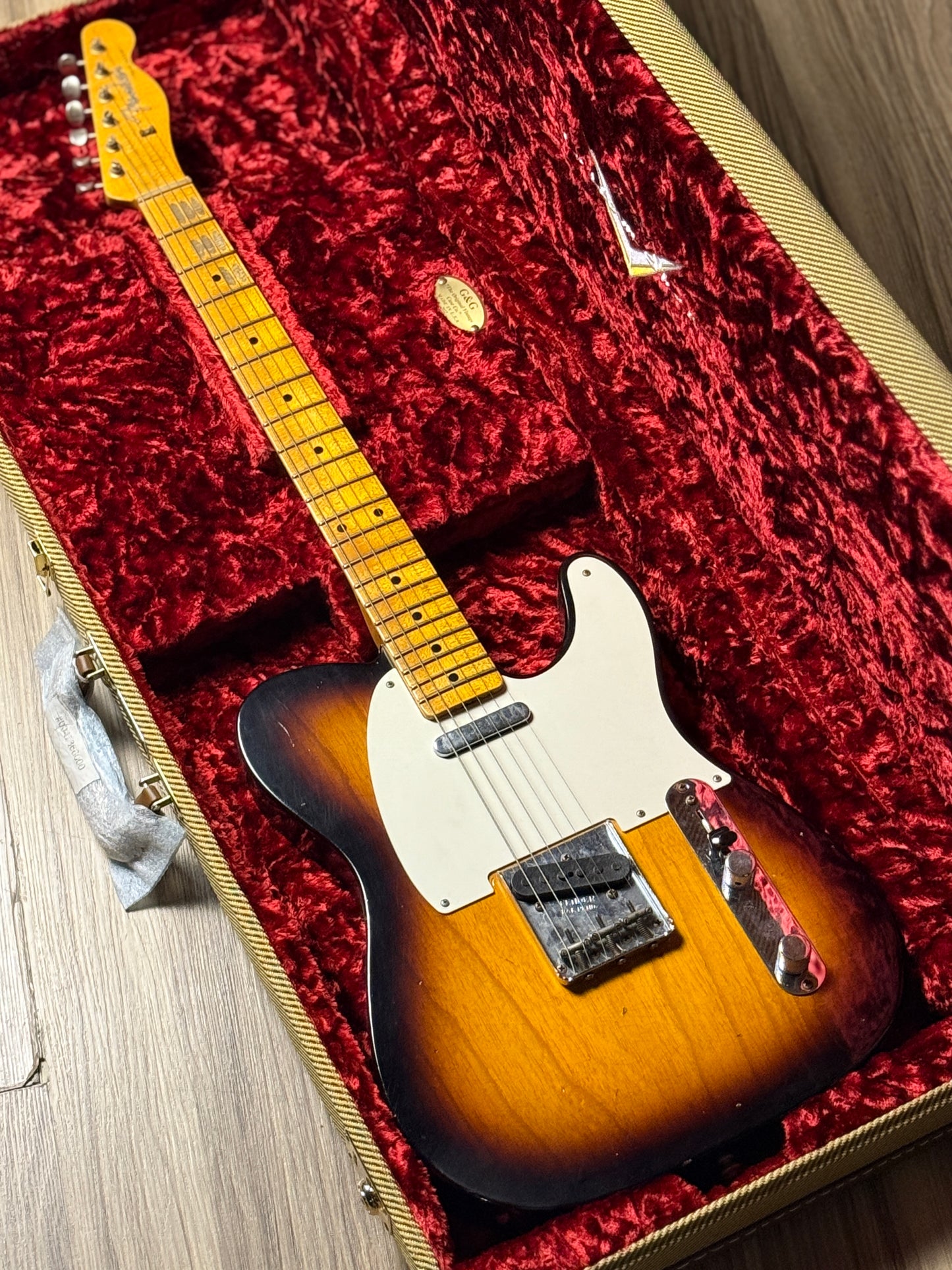 Fender Custom Shop 1957 Tele Journeyman Relic with Quartersawn Maple in Wide Fade 2-Color Sunburst