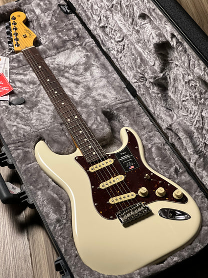 Fender American Professional II Stratocaster With Rosewood FB In Olympic White US23075009