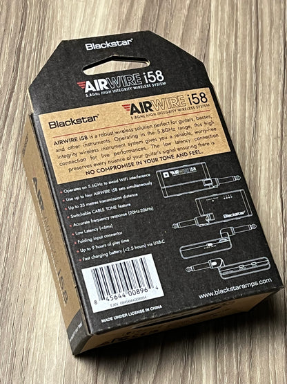 Blackstar i58 Wireless Guitar System Airware