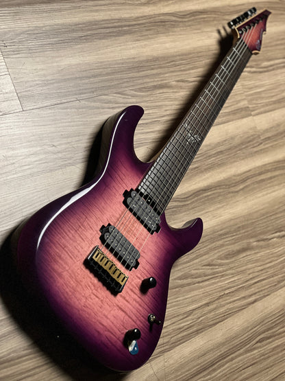 Shijie JA-7 Custom Shop in Transparent Purple Burst 2403