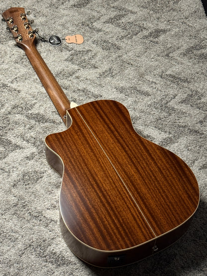 Cort Essence ES-GA4-BTSG Acoustic Guitar, Black Top Semi Gloss