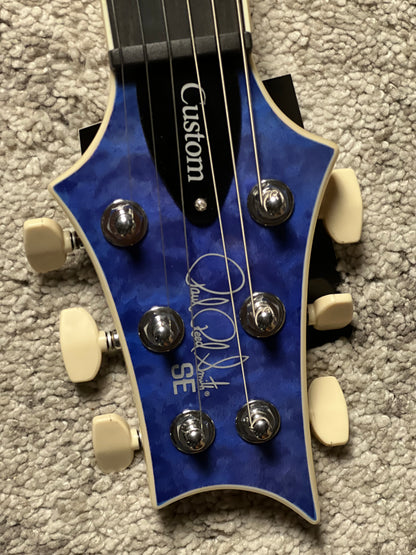 PRS SE Custom 24-08 Quilt in Faded Blue