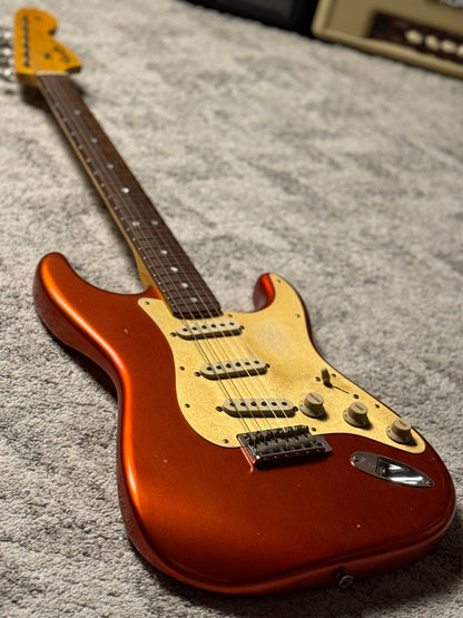 Fender Custom Shop 1966 Stratocaster Journeyman Relic in Faded Candy Apple Red 2019 CZ544127