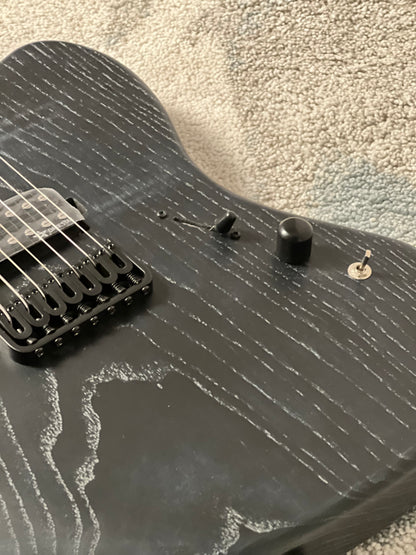 Soloking MJM-7 Custom Baritone HH with Wenge Neck in Driftwood Black