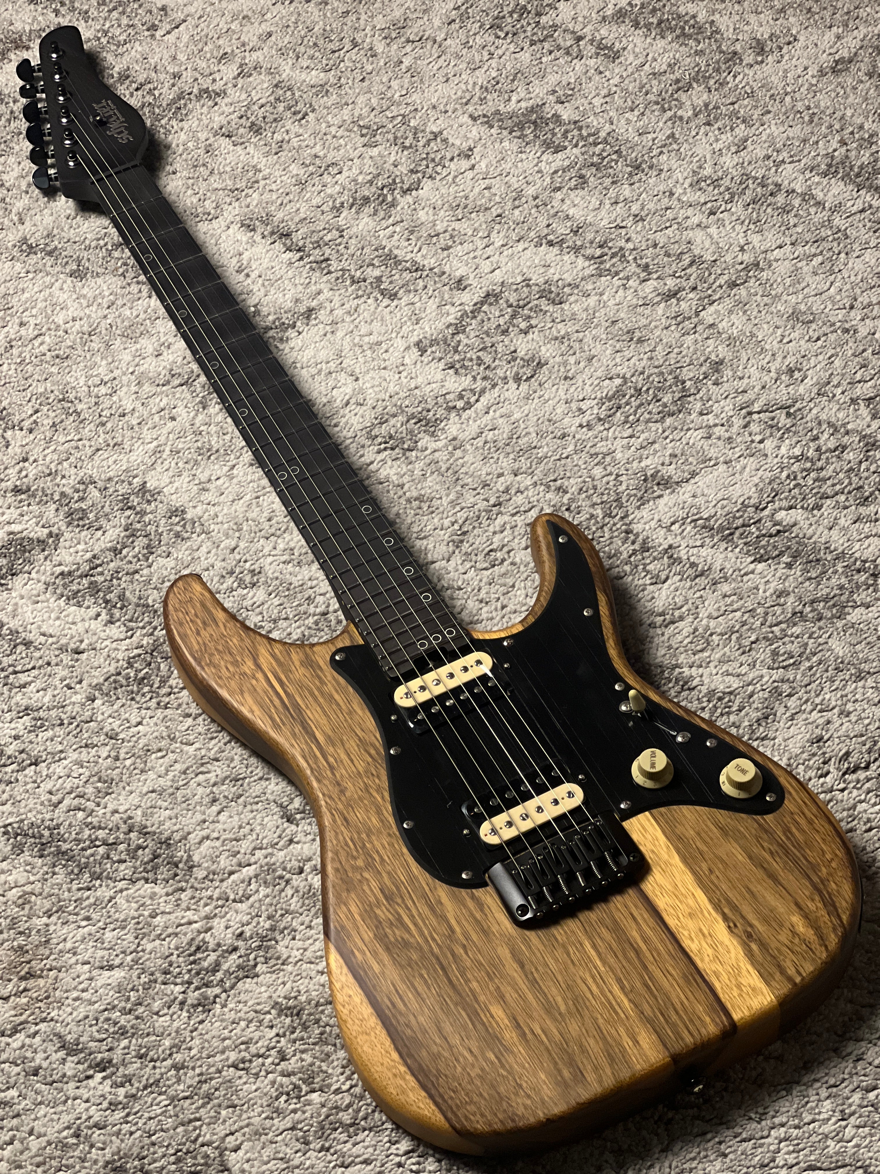 その他 sanatha880 Schecter Sun Valley Super Shredder Exotic HT Black Limba in