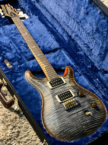 PRS Custom 24 Wood Library Burnt Maple Leaf Satin Rosewood Neck 0412052