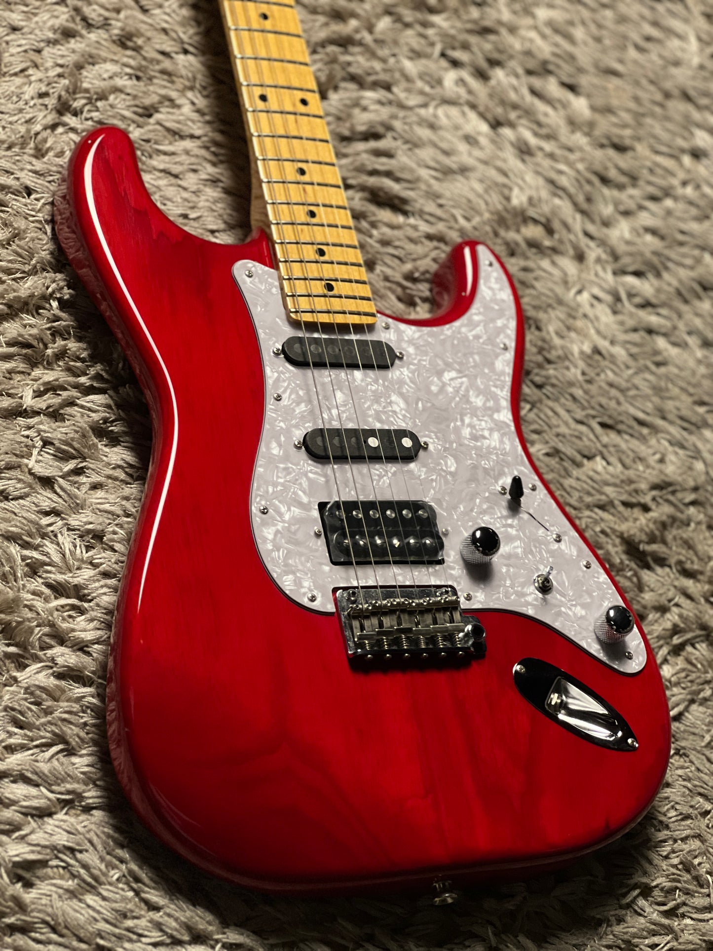 Tokai AST-154SH SEB Modern Goldstar Sound in Seethru Red 180916