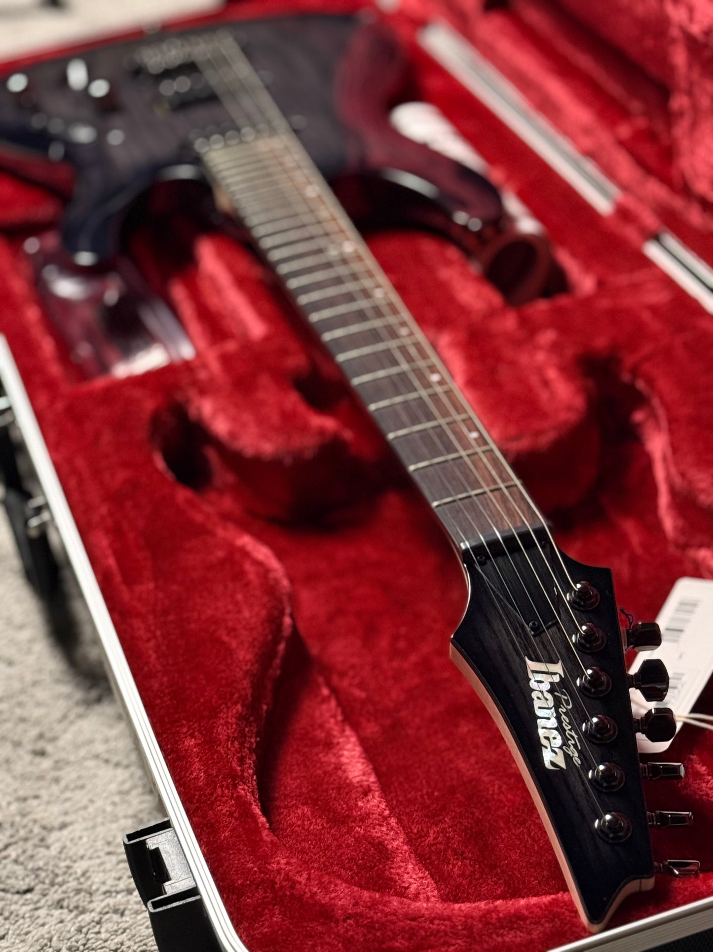 Ibanez S6621AH-TGB w/Case in Transparent Gray Burst F2534343