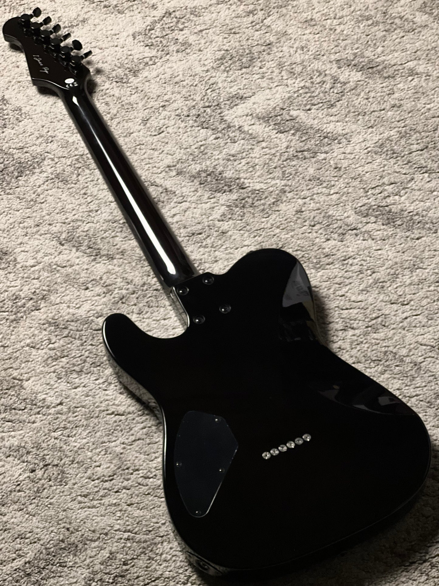 UW GuitarWorks Jazz Pop TL in Transparent Black