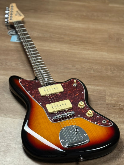 Soloking JM-1 Offset Special with Rosewood FB in 3-Tone Sunburst