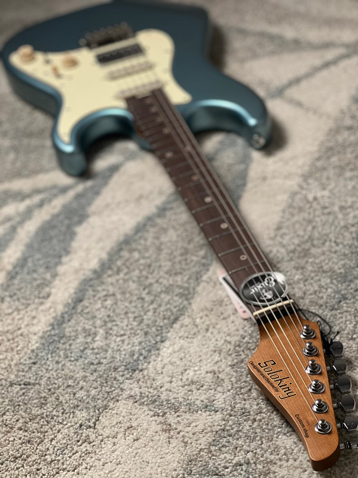 Soloking MS-11 Classic MKII with Rosewood FB in Ocean Turquoise Metallic