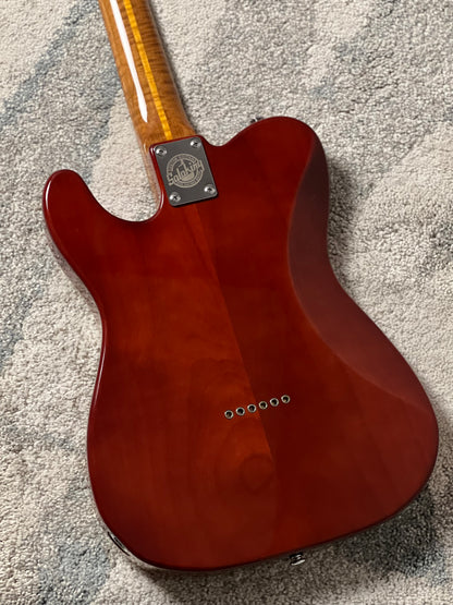 Soloking MT-1 FM 22 Artisan FMN with Roasted Flame Maple Neck in Amber Limited Edition JESCAR