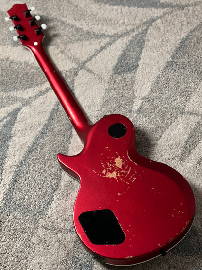 Dhatarattha Custom DLP in Candy Apple Red over Black Paisley