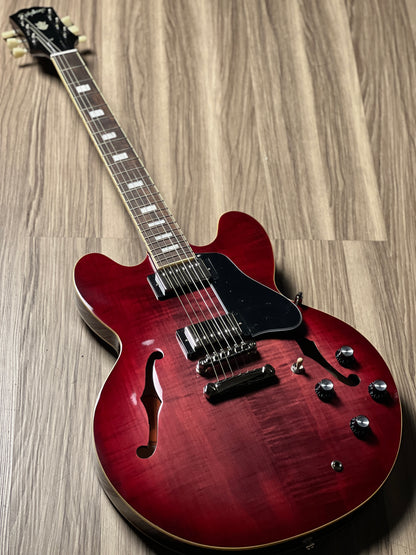 Epiphone ES-335 Figured Semi-Hollowbody สี PRB (Raspberry Burst)