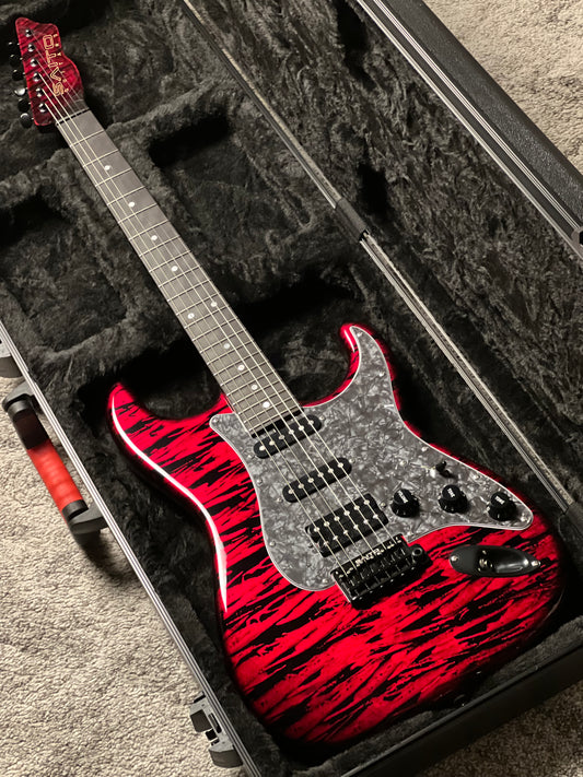 Saito S-622CS BEYOND SSH in Aka Oni with Hardshell Case 253389