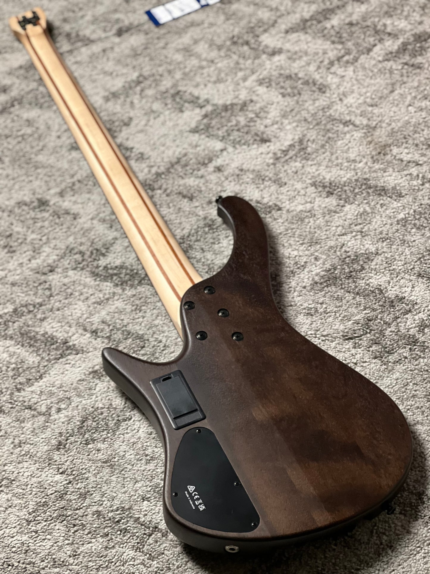 Ibanez Bass Workshop EHB600-WNF Bass Guitar in Walnut Flat