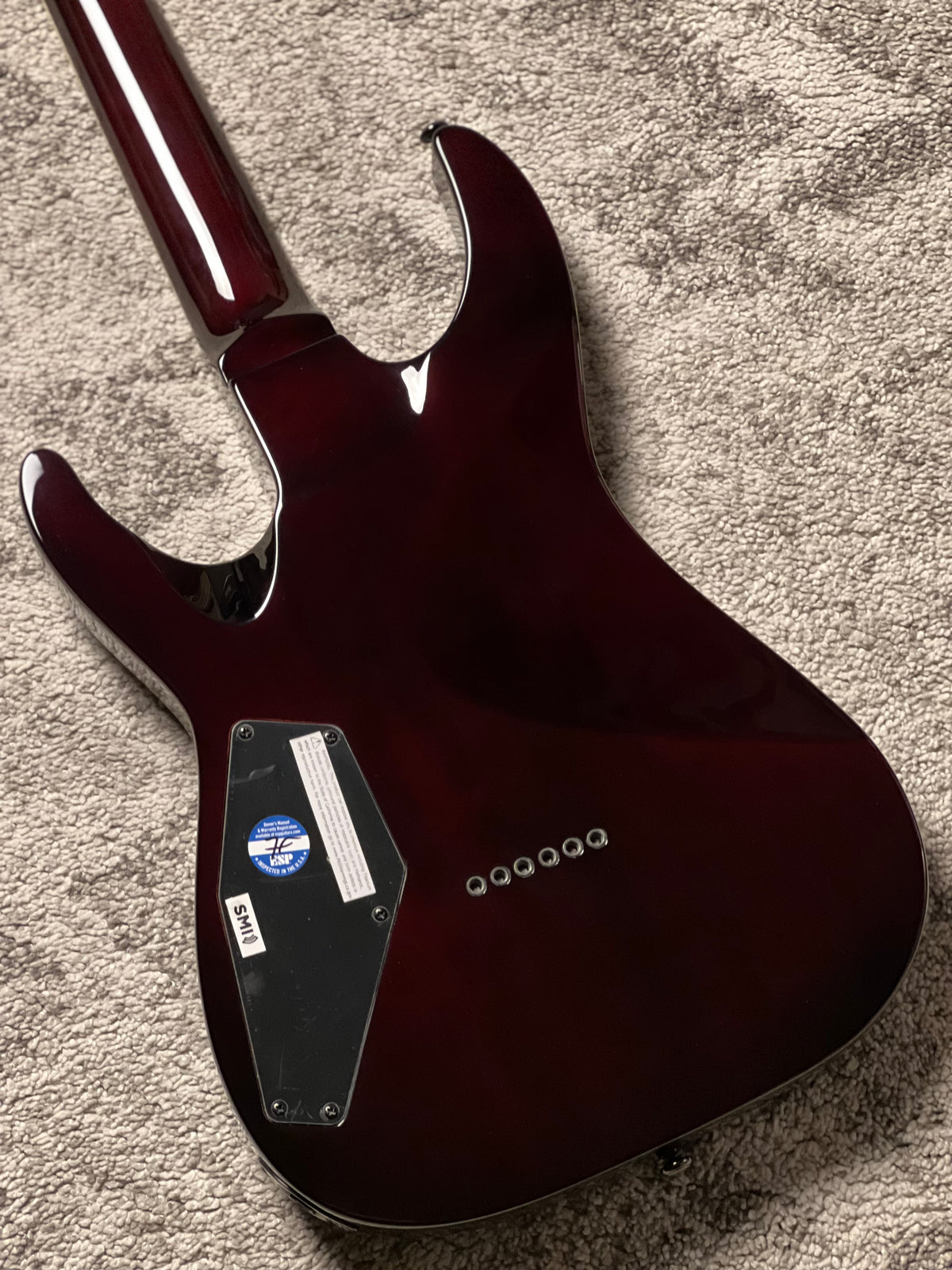 ESP LTD H-200FM In Dark Brown Sunburst