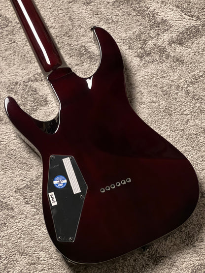 ESP LTD H-200FM In Dark Brown Sunburst