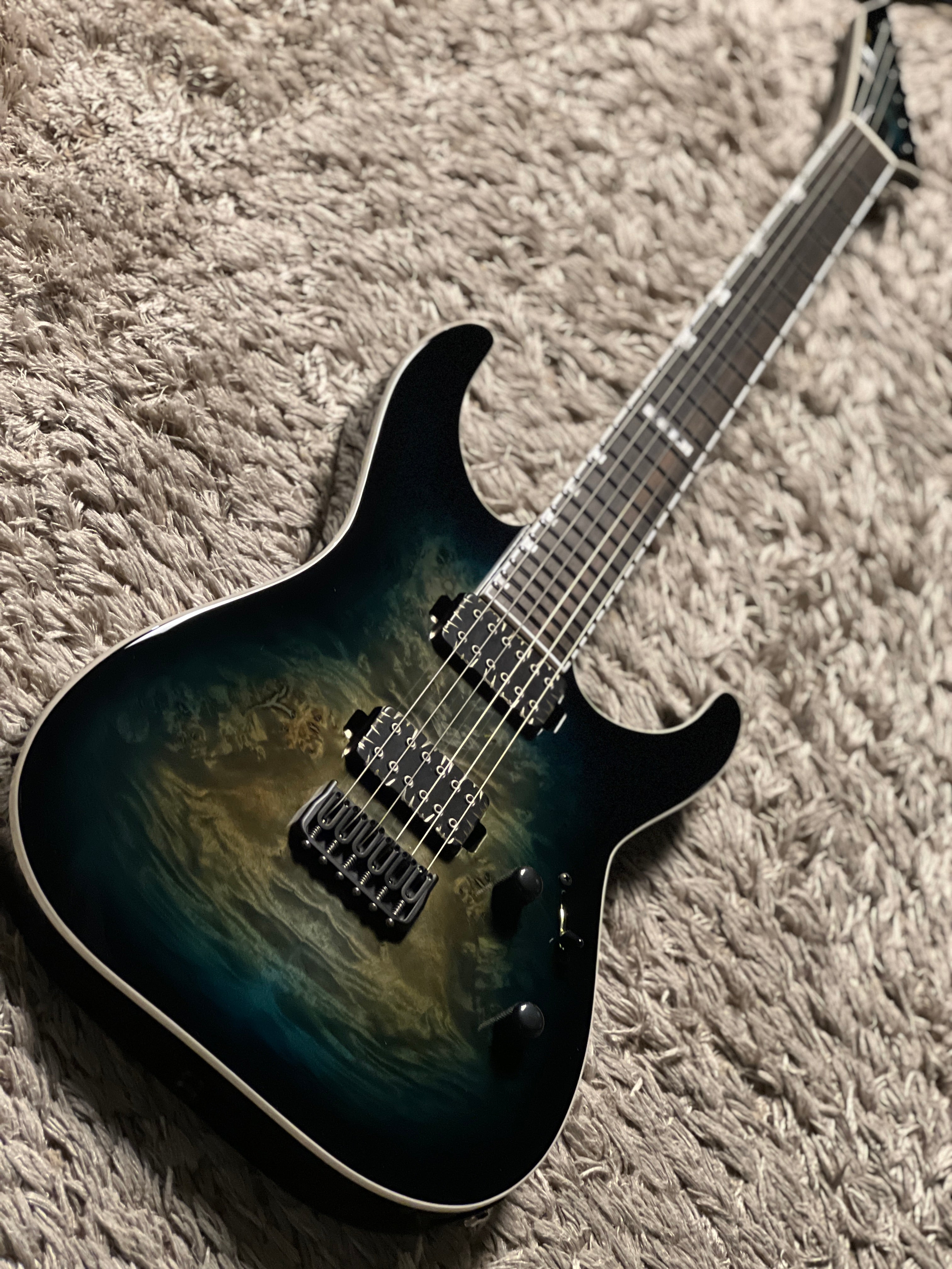 ESP E-II M-II NT HS BM Mercury In Blue Burst – nafiriguitar.com