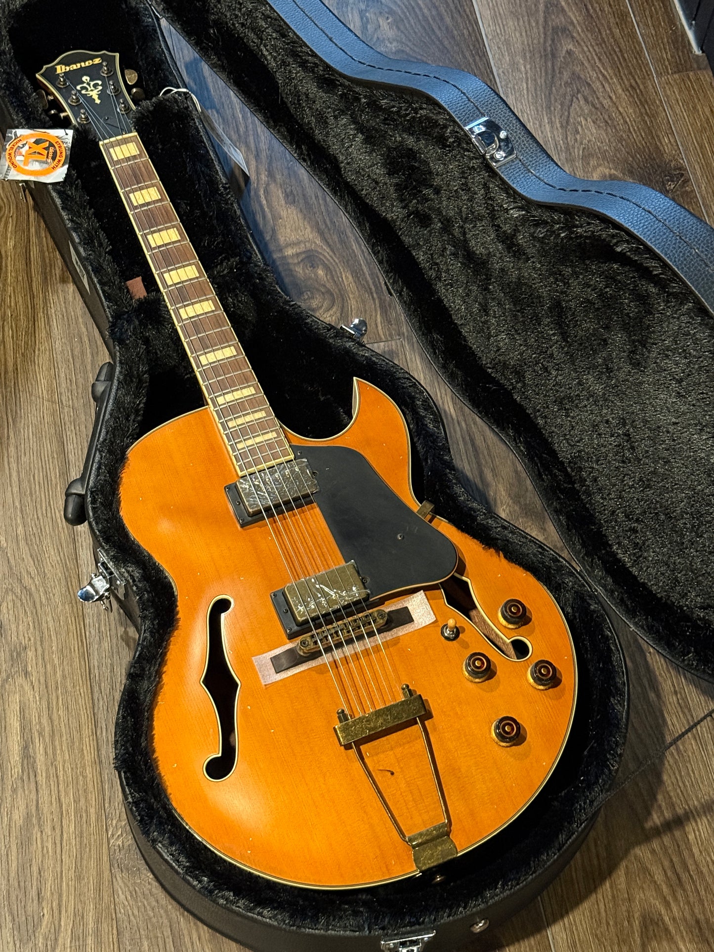 MOD Case Hollowbody and Acoustic Guitar Wooden Case in Black (Fit for Gretsch / Epiphone / Etc)