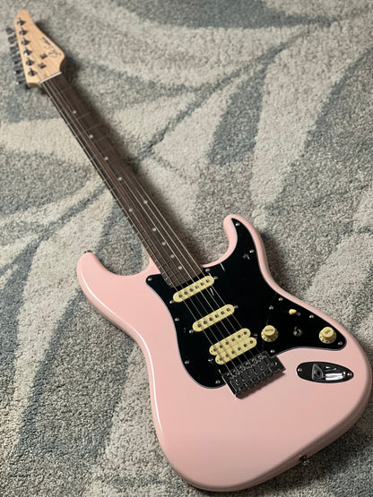 SLX Hawk Classic Essentials 22 HSS with Rosewood FB in Shell Pink