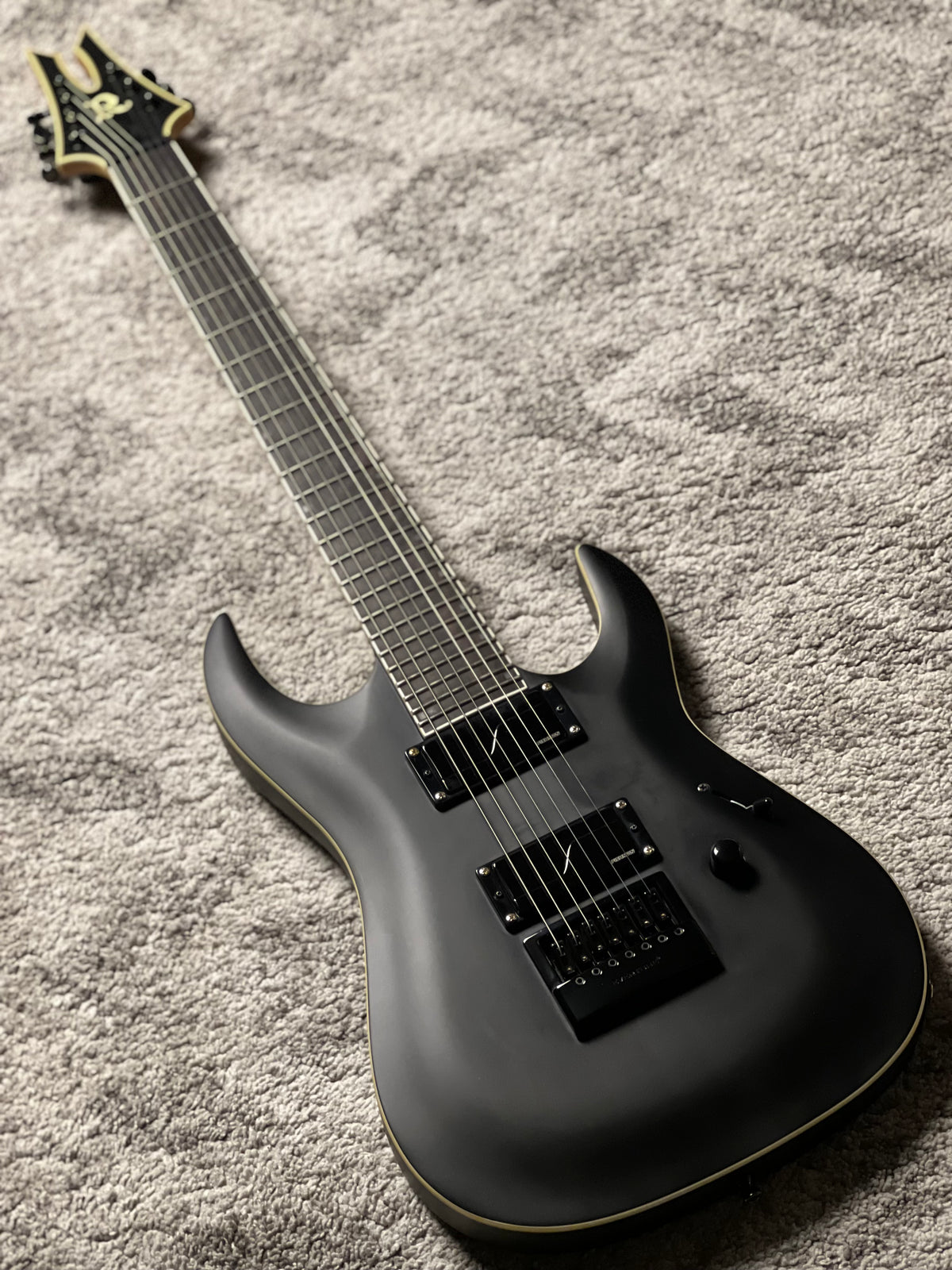 B.C. Rich Andy James Signature 7 EverTune in Satin Black K08230389 (USED)